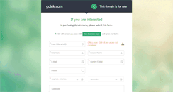 Desktop Screenshot of golek.com