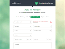 Tablet Screenshot of golek.com
